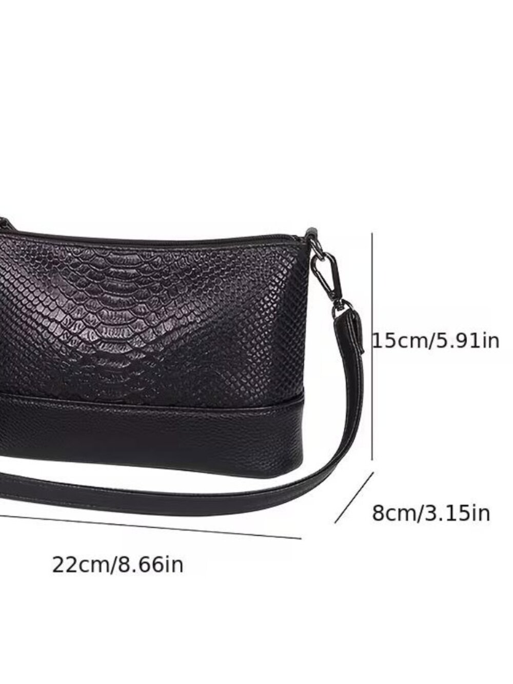LEATHER BAG In Black - Picture 2 of 5